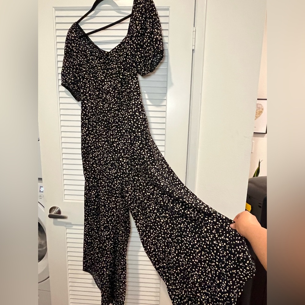 Open Back Jumpsuit with tie detail